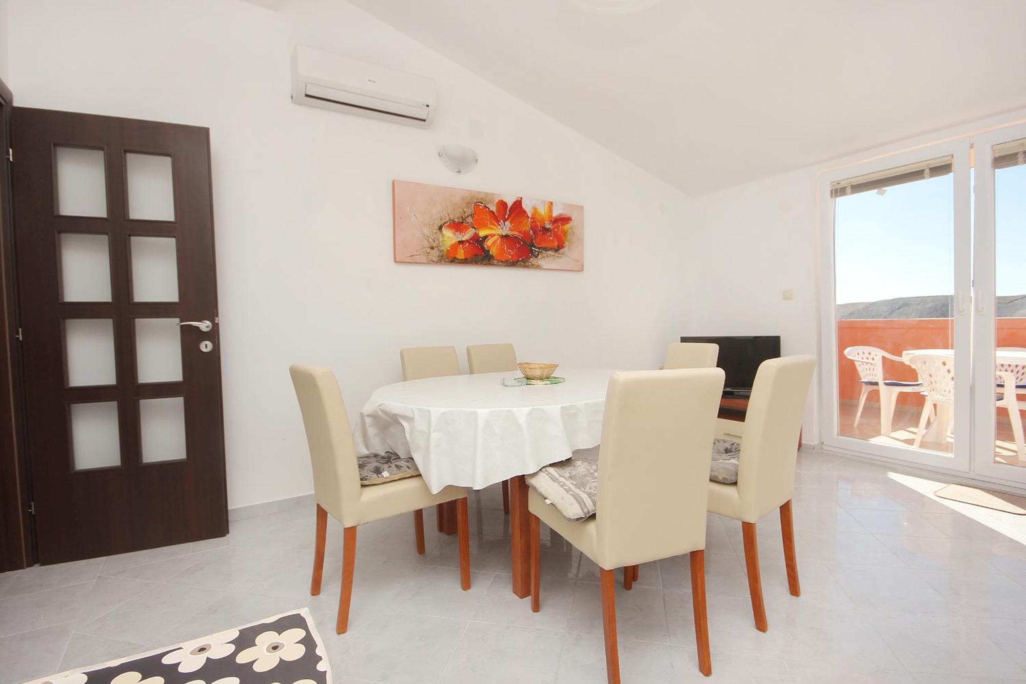 Apartments By The Sea Vlasici, Pag - 9324 Rom bilde